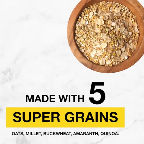Miniatura 3 de KIND HEALTHY GRAINS Granola Tamaño familiar, aperitivo saludable, mantequilla de maní de plátano con trozos de chocolate amargo, racimos de granola