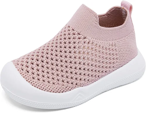 Engtoy - Zapatos y calcetines para bebé, pantuflas transpirables y antideslizantes con suela de goma suave - Zapatillas de deporte para niños y niñas