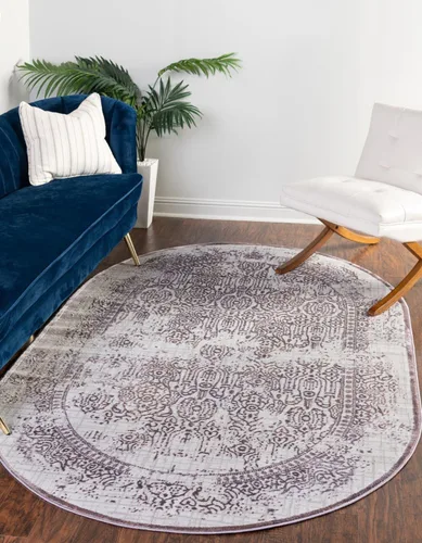 Miniatura 12 de Unique Loom Aberdeen Collection - Alfombra de área Stanhope (2' 7" x 6' 1" camino, gris/beige)