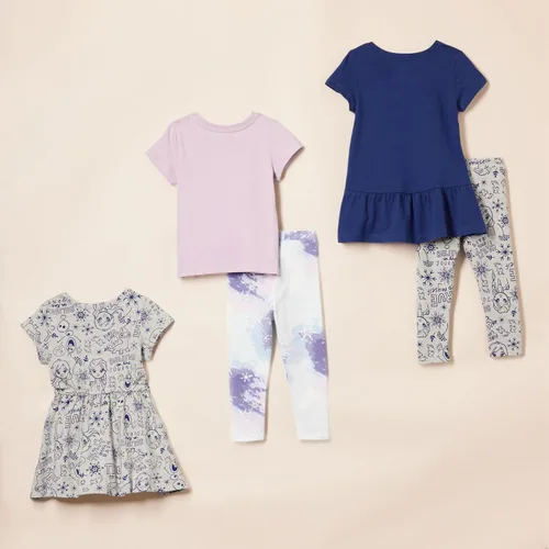 Miniatura 41 de Amazon Essentials Disney Marvel Star Wars Frozen Conjunto de ropa de mezcla y combinación de princesa para niñas y niños pequeños