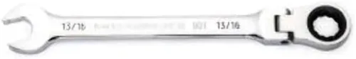Miniatura 10 de GEARWRENCH 86741 Llave combinada de trinquete de cabeza flexible de 12 puntos con arco oscilante de 4 grados de 5/16