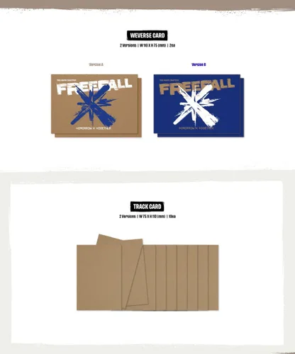 Miniatura 3 de TXT Tomorrow X Together - The Name Chapter : Freefall Weverse Albums ver. (Conjunto de 2 versiones)