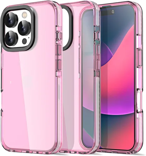Miniatura 325 de AICase Funda protectora para iPhone 16 compatible con iPhone 16, delgada, ligera, transparente [no amarillenta] Diseño vibrante