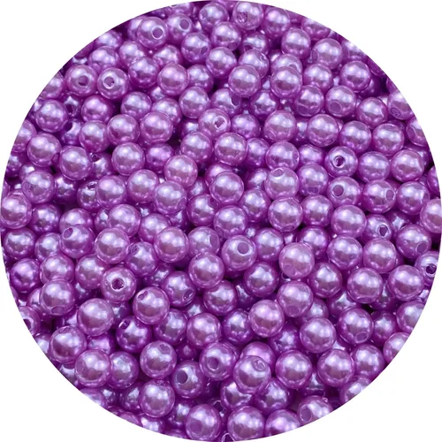 Miniatura 47 de Pinhoollgo 800pcs Pearl Beads 6mm Round Pearl Beads with Hole for DIY Bracelet Necklace Jewelry Making Supplies Handmade Craft(White)