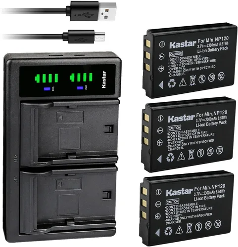 Miniatura 6 de Kastar Cargador de batería USB LTD2 compatible con batería EXFO XW-EX003, AXS-100, AXS-110, AXS-110 OTDR, FIP-400-D, FLS-600, FPM-600, FVA-600