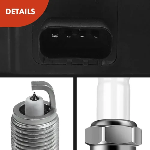Miniatura 6 de A-Premium 1 paquete de bobina de encendido y 6 bujías de iridio compatibles con Chrysler Town & Country y Dodge Grand Caravan y Jeep Wrangler