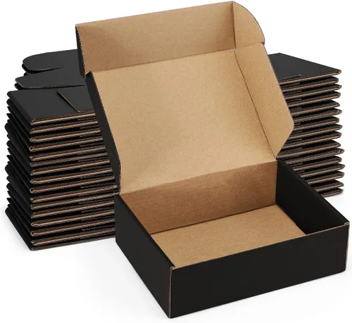 Miniatura 7 de Cajas de Envío de 12x9x3 Pulgadas: Paquete de 22 Cajas de Cartón para Embalaje, Cajas de Envío Blancas para Embalaje de Pequeñas Empresas, Cajas