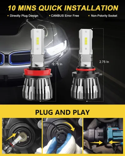Miniatura 4 de 4 bombillas antiniebla compatibles con Jeep Grand Cherokee 2018 2019 2020 2021