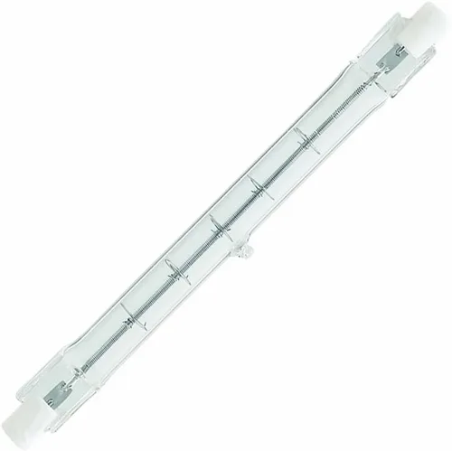 Paquete de 2 bombillas halógenas regulables T3 de 500 W, color blanco cálido (BPQ500T3/CL/RS/2)