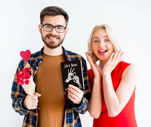 Miniatura 3 de JUESMOS Divertida tarjeta de San Valentín para novio, novia, tarjeta de felicitación traviesa, regalos para él, ella, tarjetas de aniversario