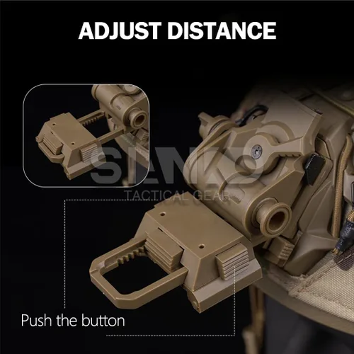 Miniatura 7 de Casco táctico L4G24 NVG montaje visión nocturna gafas brazos puente base adaptadores soporte accesorios para PVS15/18