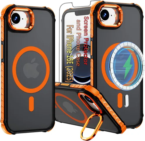 Miniatura 12 de Funda para i Phone 17 Pro Max, con función atril y protector de pantalla HD, compatible con accesorios MagSafe, funda magnética para iPhone 17 Pro
