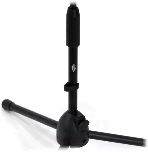 Miniatura 4 de GRIFFIN Soporte de micrófono corto (serie Low Profile-X) – Soporte de trípode para bombo, amplificadores de guitarra, escritorios de estudio, canto