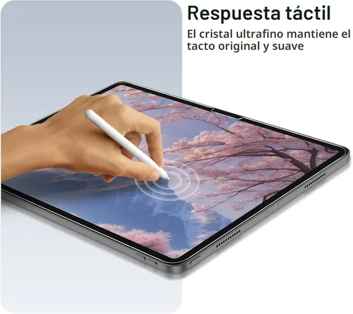 Miniatura 8 de SPARIN - Paquete de 2 protectores de pantalla para iPad Air de 11 pulgadas M3 2025 y M2 2024 (iPad Air 7ª/6ª generación), vidrio templado