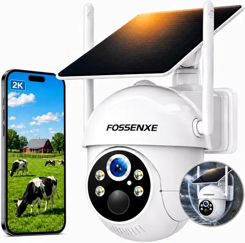 Miniatura 9 de Cámaras 2K para Seguridad del Hogar - Cámaras de Seguridad Solares Inalámbricas para Exteriores con Vista Pan/Inclinación de 360°, Cámara