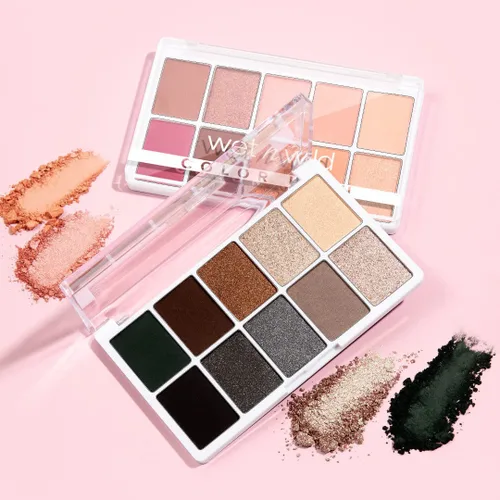 Miniatura 7 de wet n wild Paleta de maquillaje de sombra de ojos Color Icon de 10 tonos, Blue Lights Off, larga duración, brillante, metálico, brillante, mate