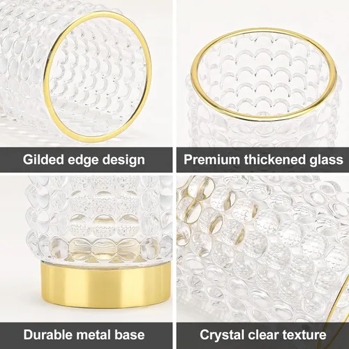 Miniatura 6 de DASITON Organizador Soporte para Brochas de Maquillaje, Soporte para Brochas de Maquillaje de Cristal, Organizador de Almacenamiento de Brochas