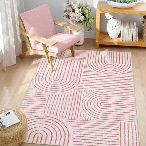 Miniatura 18 de Lahome - Alfombras abstractas de 8 x 10 para sala de estar, alfombras suaves de 8 x 10 en verde para dormitorio, alfombra antideslizante, alfombra