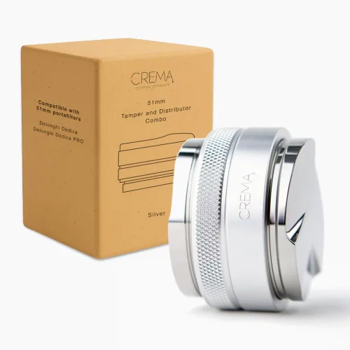 Miniatura 18 de Productos de Café CREMA 59mm Tamper de Mano y Distribuidor de Café Compatible con Portafiltros Breville Herramienta de Profundidad Ajustable