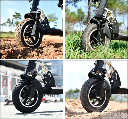 Miniatura 4 de RUTU Repuesto de neumático o tubo interior y neumático de 10 x 2.50 para scooters eléctricos inteligentes de equilibrio automático, aerotabla se 10