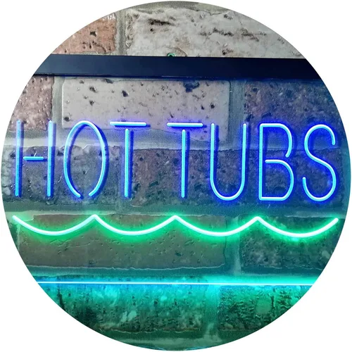 Miniatura 9 de ADVPRO Hot Tubs Supply Dual Color LED Neon Sign Blue & Red 12" x 8.5" st6s32-i3375-br