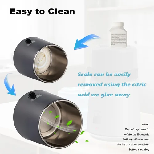 Miniatura 5 de ROVSUN - Destilador de agua de 1.1 galones/4L, máquina de agua destilada para encimera con recipiente libre de BPA, purificador de agua destilada