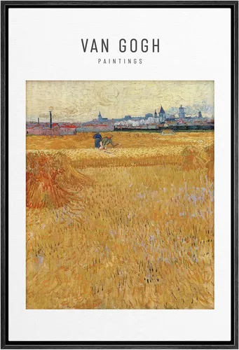Miniatura 94 de SIGNWIN Lienzo enmarcado para pared, diseño de Vincent Van Gogh, un par de amantes, naturaleza, ilustraciones de área silvestre, bellas artes