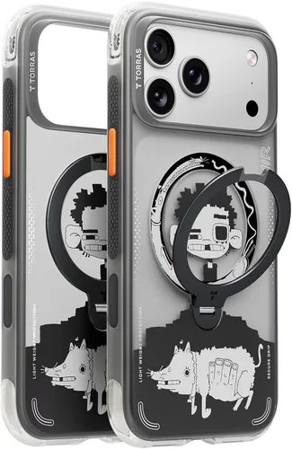 Miniatura 31 de TORRAS Ostand Q3 Air - Funda para iPhone 17 Pro Max con soporte magnético de 360°, compatible con MagSafe, probado contra caídas de grado militar