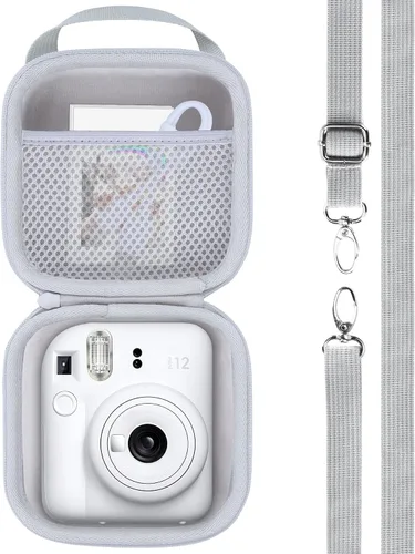 Miniatura 13 de Carcasa rígida de repuesto para cámara instantánea Fujifilm Instax Mini 12/11 (funda lila púrpura)