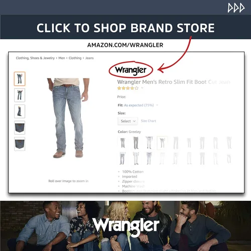 Miniatura 6 de Wrangler Men's Premium Performance Cowboy Cut Comfort Wicking Slim Fit Jean