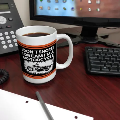 Miniatura 6 de ThisWear Regalos de motocicleta para hombres, taza de café de cerámica de 15 onzas con asa