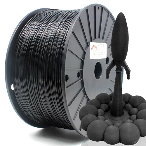 Miniatura 46 de RepRapper Filamento de ácido poliláctico (PLA), paquete de muestra de purpurina multicolor, brillante Galaxy Silk PLA0.069 pulgadas para impresora