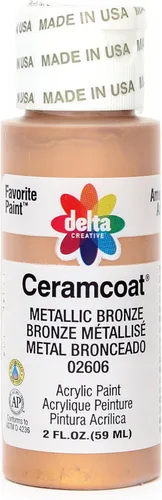 Miniatura 16 de Delta Creative Ceramcoat - Pintura acrílica metálica y perla en varios colores (2 onzas), color aguamarina Cool Pearl