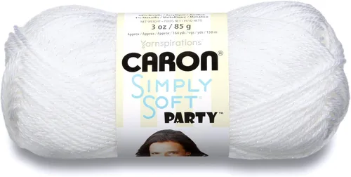 Miniatura 19 de Caron Simply Soft Party Lana de 3 Onzas, Rojo vivo brillante