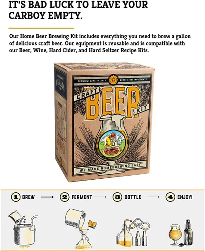Miniatura 5 de Craft A Brew - Oktoberfest Ale - Kit de elaboración de cerveza - Haz tu propia cerveza artesanal - Equipo completo y suministros - Kit de inicio
