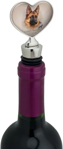 Miniatura 2 de Tapón de botella de vino de perro de pastor alemán
