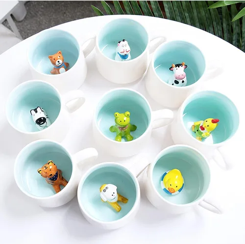Miniatura 4 de Arawat Lindas tazas de café de burro con asa, taza divertida, tazas de café aisladas para tazas de café con leche, taza de leche de chocolate, tazas