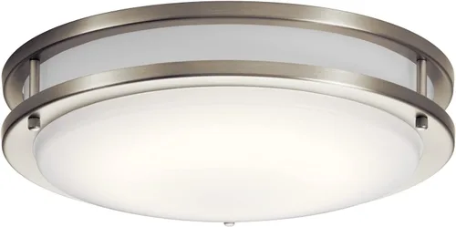 Miniatura 5 de Kichler Lighting Avon - Montaje empotrado LED de 24" con acrílico en níquel cepillado