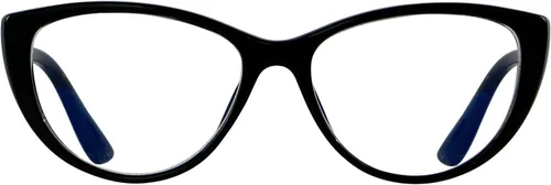 Miniatura 15 de ANDWOOD Gafas de bloqueo de luz azul para mujer, bloqueo de luz azul, para computadora, ojo de gato, transparente, montura AR003 Cateye Crystal