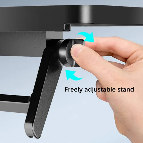 Miniatura 6 de JIANNI Estante superior para monitor, estante superior de TV de 2 piezas con agujeros de cuerda y plataforma antideslizante, instalación rápida sin