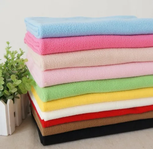 Miniatura 2 de RayLineDo® 10PCS 19.7 * 19.7 in Color sólido tejido polar tejido polar tela anti píldora tela patchwork poliéster felpa paño de lana para bricolaje