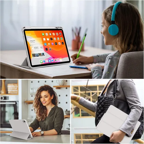 Miniatura 8 de kenke - Funda para iPad Air de 11 pulgadas M3/M2 (2025/2024), iPad Air de 5ª/4ª generación (2022/2020) de 10.9 pulgadas, funda delgada con soporte
