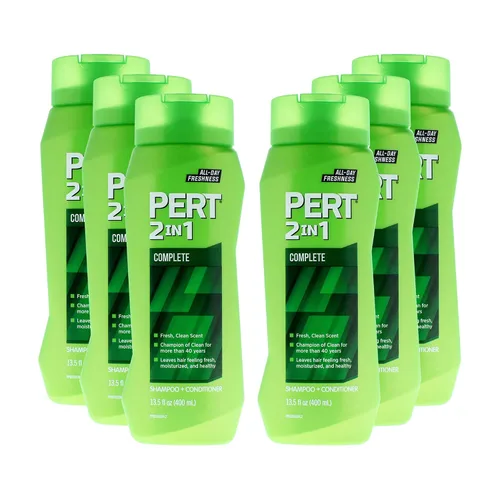 Miniatura 2 de PERT Champú y acondicionador 2 en 1 Complete Clean – Champú para hombre de uso diario – Acondicionador de cabello para hombres – Elimina
