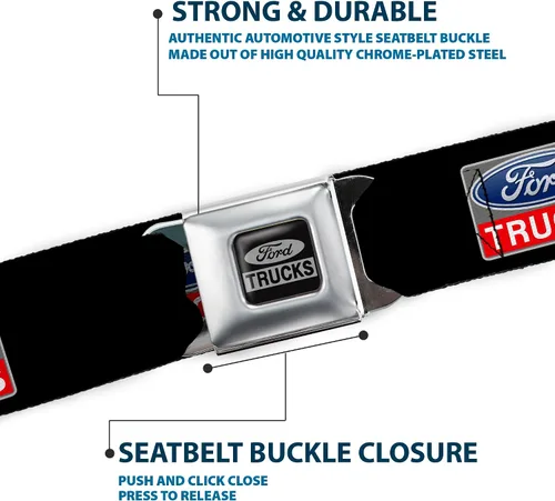 Miniatura 6 de Buckle-Down Cinturón de seguridad estándar para hombre Ford Trucks Wft001