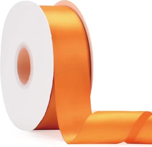 Miniatura 46 de Cinta de satén de doble cara verde manzana de 1-1/2 pulgadas x 50 yardas, cinta de color sólido de alta densidad, ideal para manualidades, envoltura