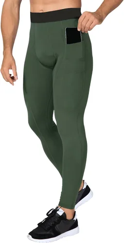 Miniatura 103 de SPVISE Pantalones de compresión para hombre, leggings para deportes, gimnasio, mallas atléticas frescas y secas, capa base para correr, fútbol