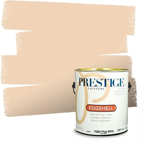 Miniatura 117 de PRESTIGE Pintura exterior e imprimación en uno, bronceado Aberdeen, plano, 1 galón