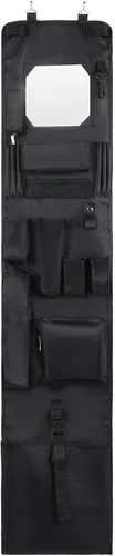 Woanger Organizador de Armario Colgante Estilo Policía 52 x 11 Pulgadas Organizador de Puerta Estante de Casillero Colgante Organizador de Casillero