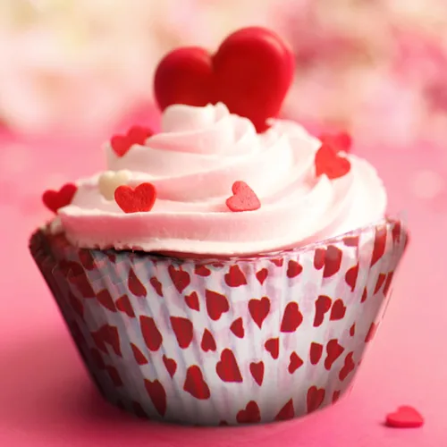 Miniatura 2 de Norpro Tazas/forros para hornear de corazón de tamaño estándar, paquete de 75
