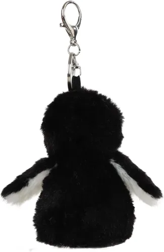 Miniatura 5 de Apricot Lamb Lindos juguetes antárticos de peluche de pingüino negro de peluche llavero suave para bolsa de niños, bolso, mochila y bolso